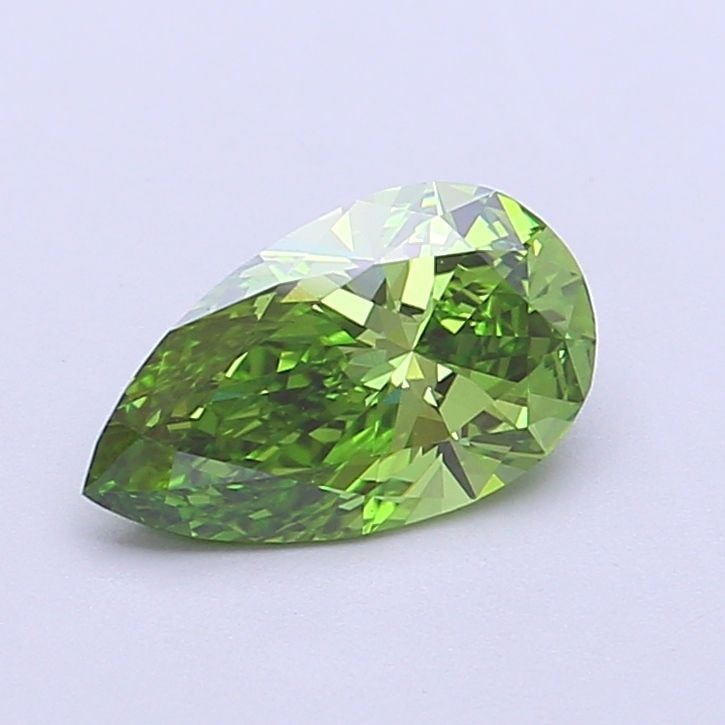 Loose Diamond - PEAR 1.08ct Fancy Vivid Green VS1 (1 of 1)