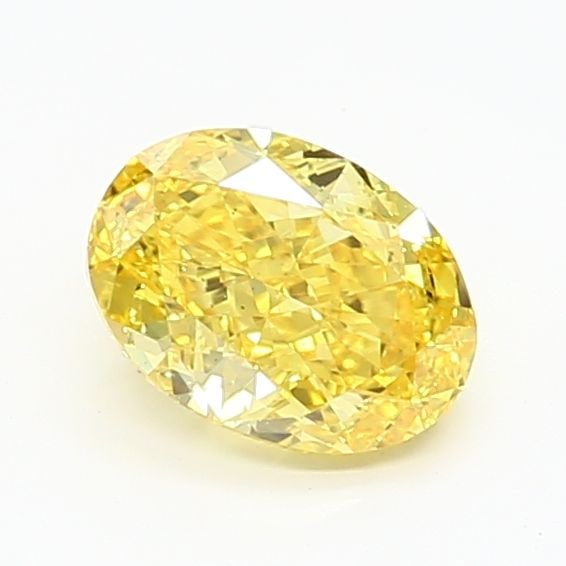 Loose Diamond - OVAL 1.03ct Fancy Vivid Yellow VS1: Loose Diamond - OVAL 1.03ct Fancy Vivid Yellow VS1 Source: This is a real non-mined Diamond that has been grown in a lab Shape: OVAL Carats: 1.03 Color: Fancy Vivid Yellow Certification: IGI The Diamo