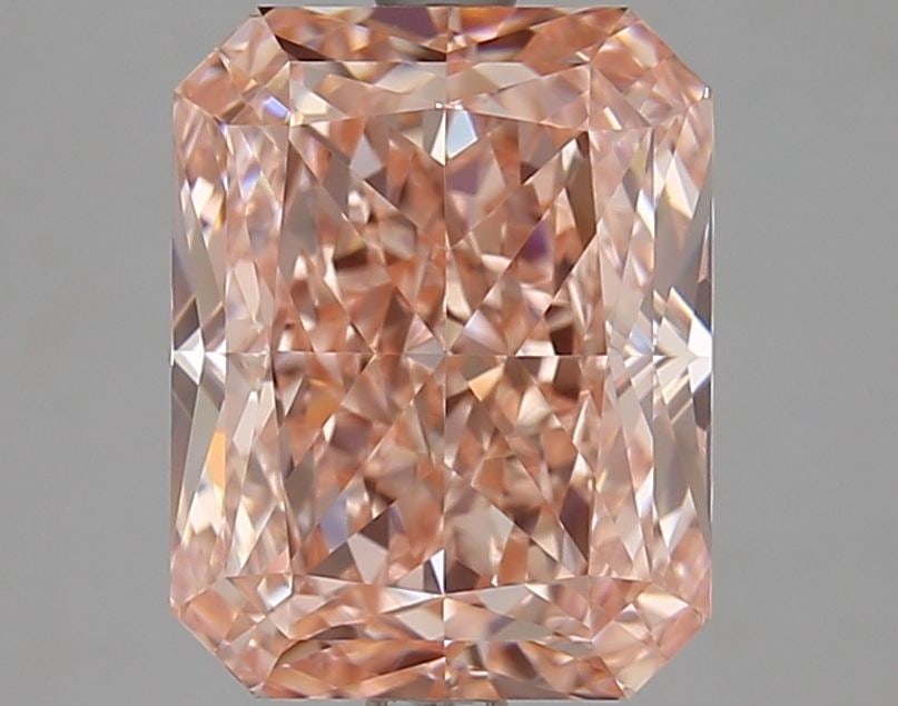 Loose Diamond - RADIANT 4.22ct Fancy Vivid Pink IF: Loose Diamond - RADIANT 4.22ct Fancy Vivid Pink IF Source: This is a real non-mined Diamond that has been grown in a lab Shape: RADIANT Carats: 4.22 Color: Fancy Vivid Pink Certification: IGI Video: