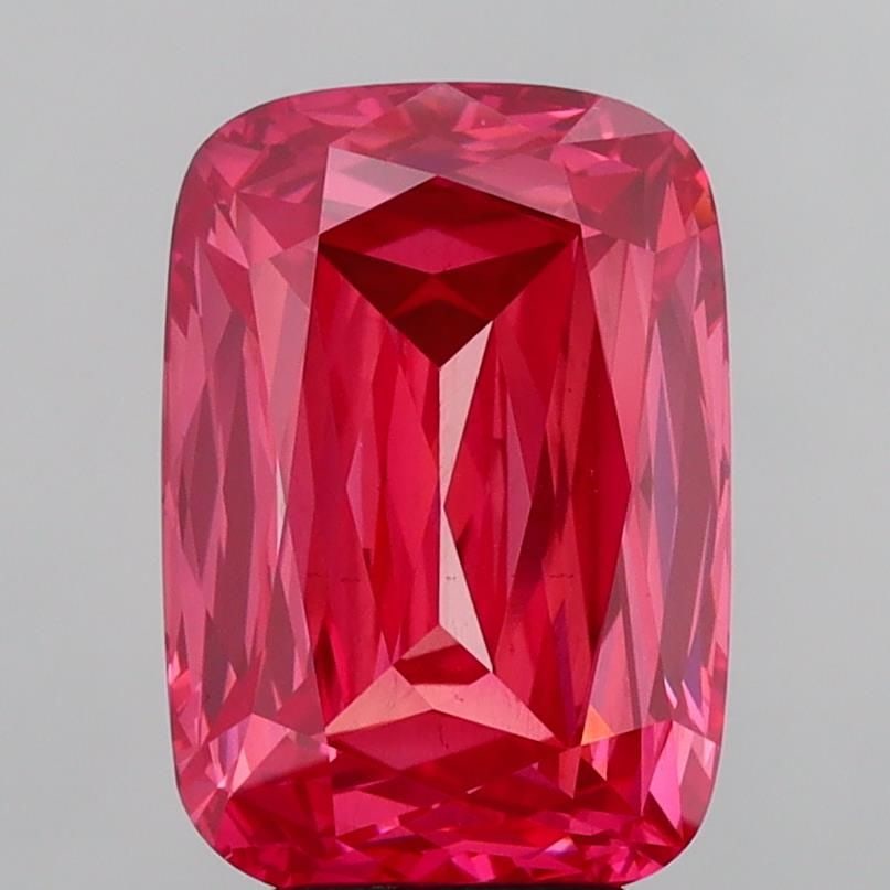 Loose Diamond - CUSHION MODIFIED 6.04ct Fancy Vivid Pink VS2: Loose Diamond - CUSHION MODIFIED 6.04ct Fancy Vivid Pink VS2 Source: This is a real non-mined Diamond that has been grown in a lab Shape: CUSHION MODIFIED Carats: 6.04 Color: Fancy Vivid Pink Certific