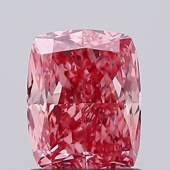 Loose Diamond - CUSHION MODIFIED 1.25ct Fancy Vivid Pink VS1: Loose Diamond - CUSHION MODIFIED 1.25ct Fancy Vivid Pink VS1 Source: This is a real non-mined Diamond that has been grown in a lab Shape: CUSHION MODIFIED Carats: 1.25 Color: Fancy Vivid Pink Certific