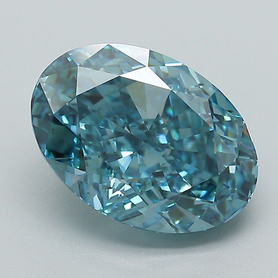 Loose Diamond - OVAL 3.56ct Fancy Vivid Blue VS1: Loose Diamond - OVAL 3.56ct Fancy Vivid Blue VS1 Source: This is a real non-mined Diamond that has been grown in a lab Shape: OVAL Carats: 3.56 Color: Fancy Vivid Blue Certification: IGI Video:
