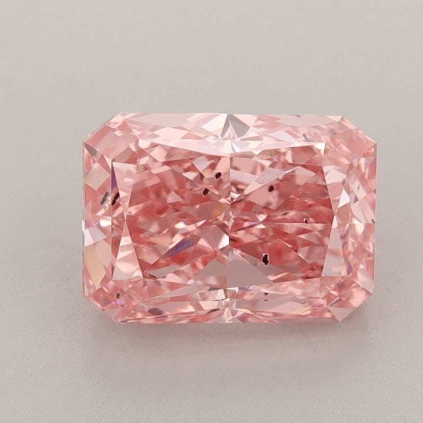 Loose Diamond - RADIANT 2.04ct Fancy Vivid Pink SI1: Loose Diamond - RADIANT 2.04ct Fancy Vivid Pink SI1 Source: This is a real non-mined Diamond that has been grown in a lab Shape: RADIANT Carats: 2.04 Color: Fancy Vivid Pink Certification: IGI Video: