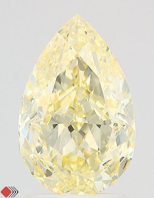 Loose Diamond - PEAR 3.01ct Fancy Yellow VS1: Loose Diamond - PEAR 3.01ct Fancy Yellow VS1 Source: This is a real non-mined Diamond that has been grown in a lab Shape: PEAR Carats: 3.01 Color: Fancy Yellow Certification: IGI Video: