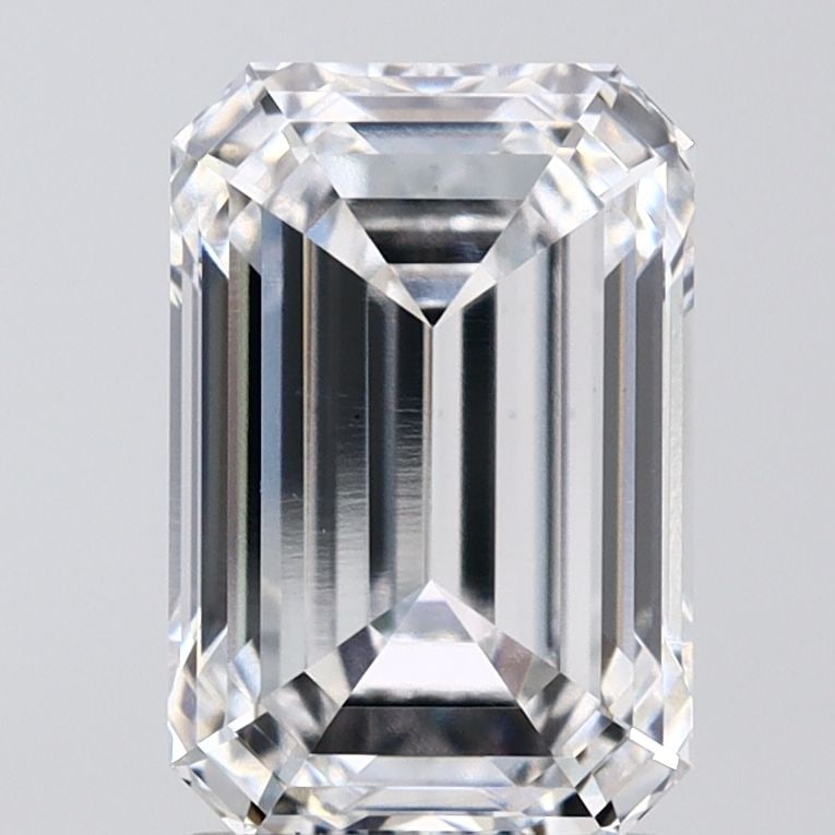 Loose Diamond - EMERALD 2.58ct D VVS2: Loose Diamond - EMERALD 2.58ct D VVS2 Source: This is a real non-mined Diamond that has been grown in a lab Shape: EMERALD Carats: 2.58 Color: D Clarity: VVS2 Certification: IGI Video: