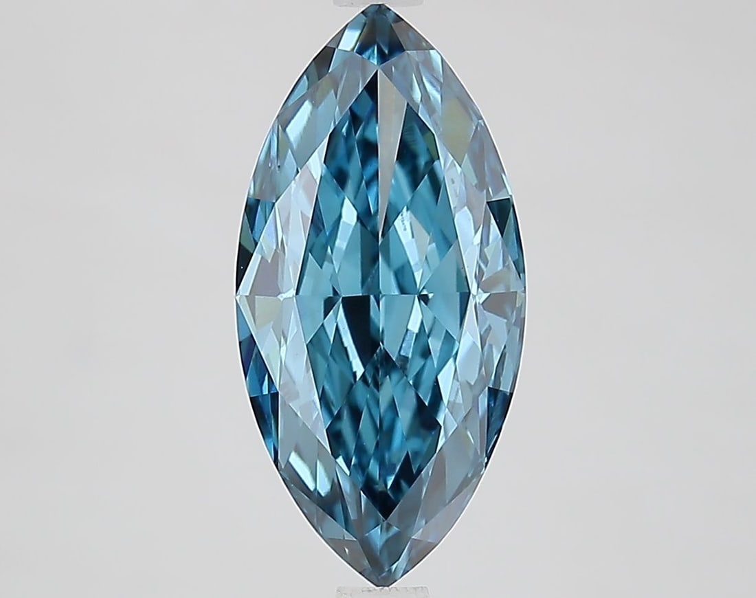 Loose Diamond - MARQUISE 3.07ct Fancy Vivid Blue VS1: Loose Diamond - MARQUISE 3.07ct Fancy Vivid Blue VS1 Source: This is a real non-mined Diamond that has been grown in a lab Shape: MARQUISE Carats: 3.07 Color: Fancy Vivid Blue Certification: IGI Video