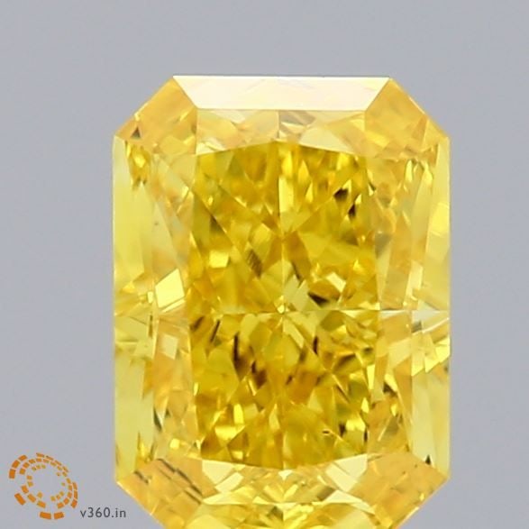Loose Diamond - RADIANT 0.79ct Fancy Vivid Yellow VS1: Loose Diamond - RADIANT 0.79ct Fancy Vivid Yellow VS1 Source: This is a real non-mined Diamond that has been grown in a lab Shape: RADIANT Carats: 0.79 Color: Fancy Vivid Yellow Certification: IGI Vid
