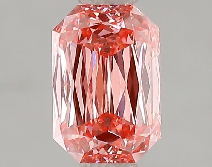 Loose Diamond - RADIANT 1.11ct Fancy Vivid Pink VS1: Loose Diamond - RADIANT 1.11ct Fancy Vivid Pink VS1 Source: This is a real non-mined Diamond that has been grown in a lab Shape: RADIANT Carats: 1.11 Color: Fancy Vivid Pink Certification: IGI Video: