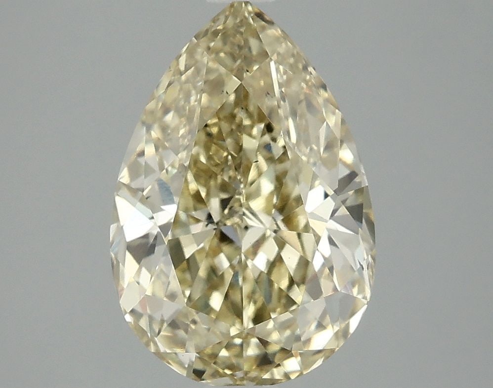 Loose Diamond - PEAR 3.04ct Fancy Intense Yellow VS2: Loose Diamond - PEAR 3.04ct Fancy Intense Yellow VS2 Source: This is a real non-mined Diamond that has been grown in a lab Shape: PEAR Carats: 3.04 Color: Fancy Intense Yellow Certification: IGI Video