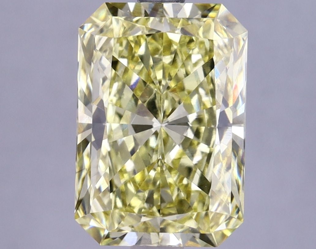 Loose Diamond - RADIANT 3.41ct Fancy Intense Yellow VS1: Loose Diamond - RADIANT 3.41ct Fancy Intense Yellow VS1 Source: This is a real non-mined Diamond that has been grown in a lab Shape: RADIANT Carats: 3.41 Color: Fancy Intense Yellow Certification: IGI