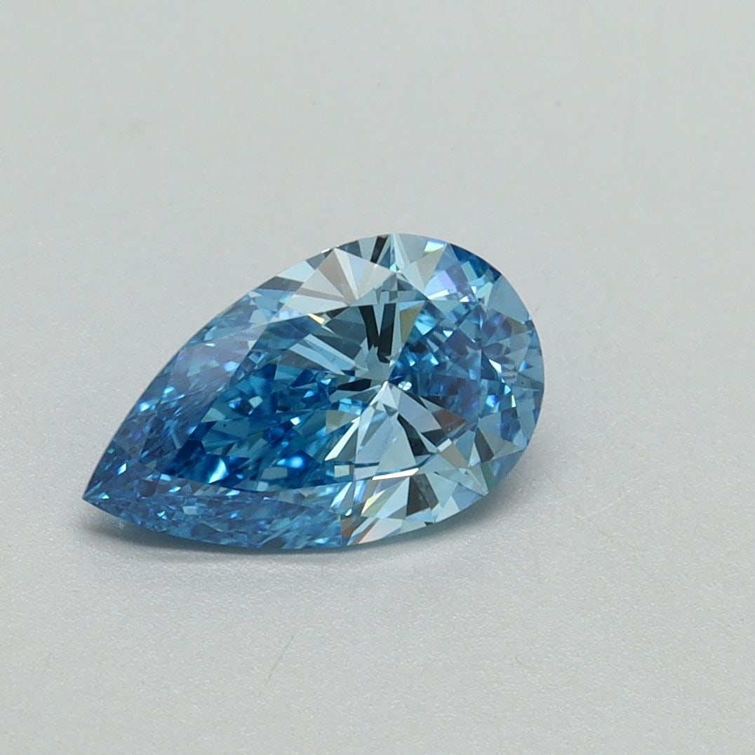 Loose Diamond - PEAR 1.01ct Fancy Vivid Blue VS2 (1 of 1)
