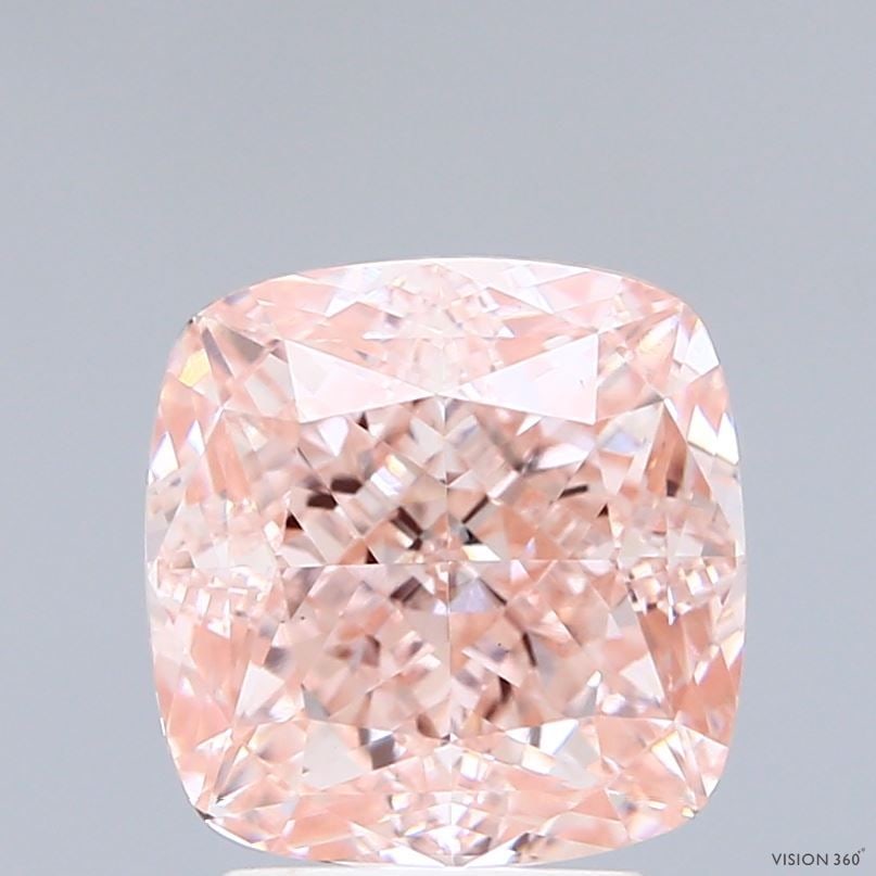 Loose Diamond - CUSHION MODIFIED 3.29ct Fancy Intense Pink VS1: Loose Diamond - CUSHION MODIFIED 3.29ct Fancy Intense Pink VS1 Source: This is a real non-mined Diamond that has been grown in a lab Shape: CUSHION MODIFIED Carats: 3.29 Color: Fancy Intense Pink Cert