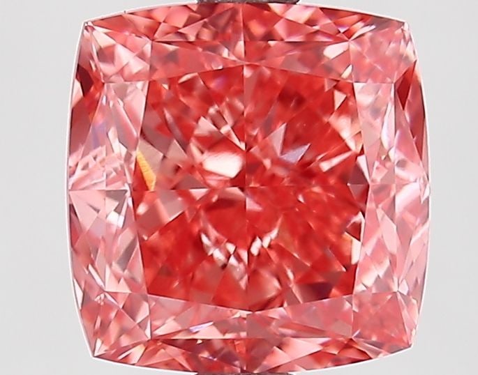 Loose Diamond - CUSHION MODIFIED 2.5ct Fancy Vivid Pink VS1: Loose Diamond - CUSHION MODIFIED 2.5ct Fancy Vivid Pink VS1 Source: This is a real non-mined Diamond that has been grown in a lab Shape: CUSHION MODIFIED Carats: 2.5 Color: Fancy Vivid Pink Certificat