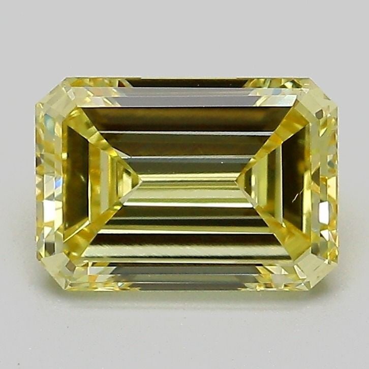 Loose Diamond - EMERALD 1.75ct Fancy Yellow VS2: Loose Diamond - EMERALD 1.75ct Fancy Yellow VS2 Source: This is a real non-mined Diamond that has been grown in a lab Shape: EMERALD Carats: 1.75 Color: Fancy Yellow Certification: IGI Video: