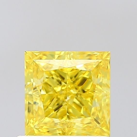 Loose Diamond - PRINCESS 1.03ct Fancy Vivid Yellow IF (1 of 1)