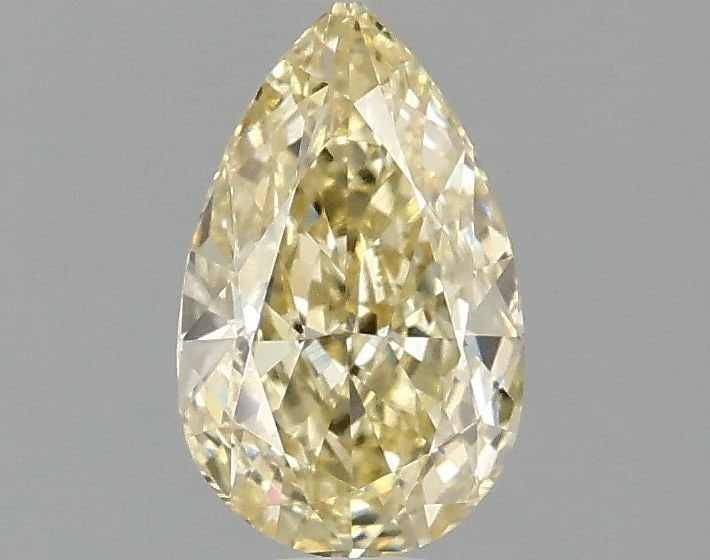 Loose Diamond - PEAR 1.0ct Fancy Intense Yellow VS1: Loose Diamond - PEAR 1.0ct Fancy Intense Yellow VS1 Source: This is a real non-mined Diamond that has been grown in a lab Shape: PEAR Carats: 1.0 Color: Fancy Intense Yellow Certification: IGI Video: