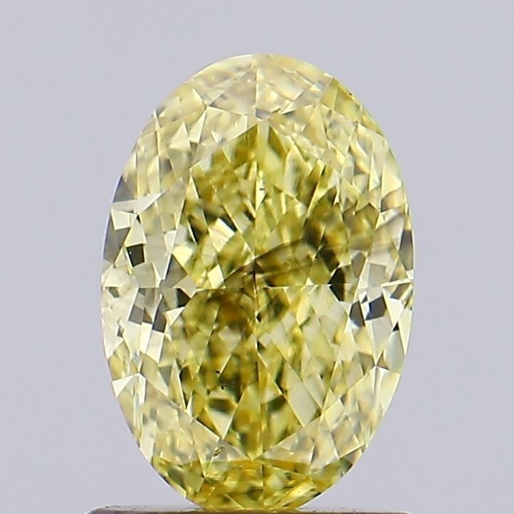 Loose Diamond - OVAL 1.03ct Fancy Intense Yellow SI1: Loose Diamond - OVAL 1.03ct Fancy Intense Yellow SI1 Source: This is a real non-mined Diamond that has been grown in a lab Shape: OVAL Carats: 1.03 Color: Fancy Intense Yellow Certification: IGI Video