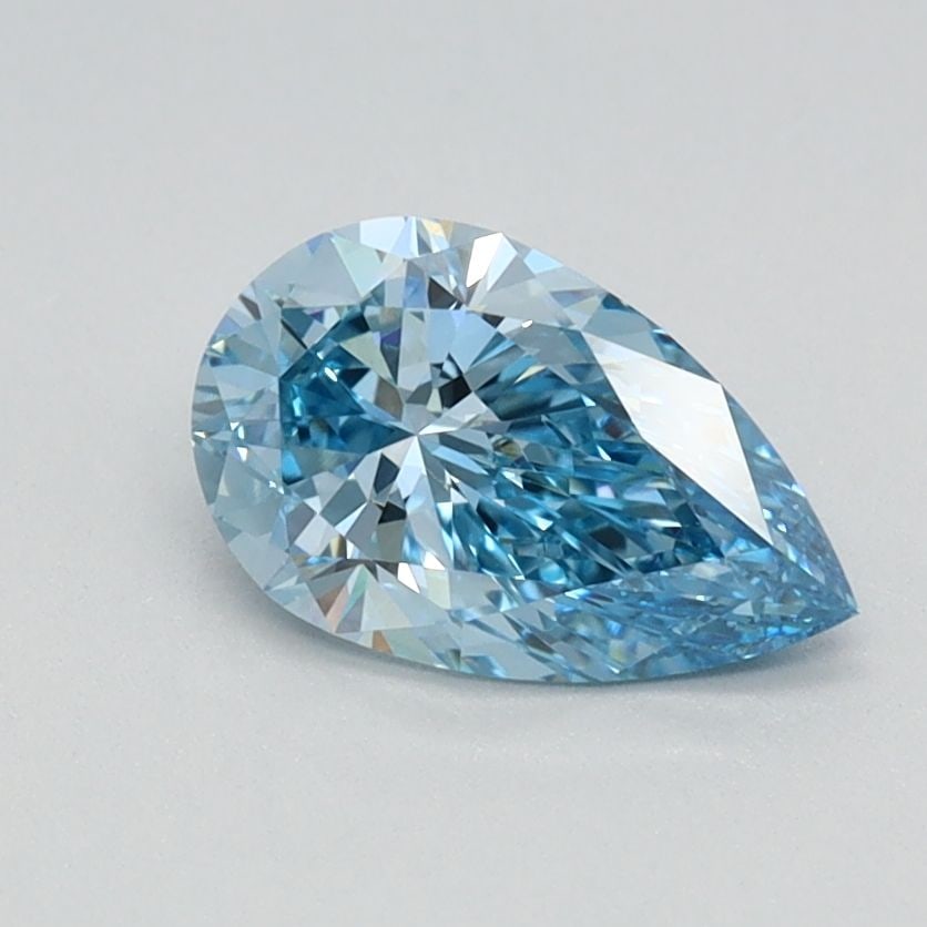 Loose Diamond - PEAR 0.72ct Fancy Vivid Blue VS1: Loose Diamond - PEAR 0.72ct Fancy Vivid Blue VS1 Source: This is a real non-mined Diamond that has been grown in a lab Shape: PEAR Carats: 0.72 Color: Fancy Vivid Blue Certification: IGI Video: