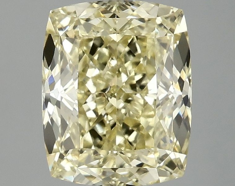 Loose Diamond - CUSHION MODIFIED 3.02ct Fancy Intense Yellow VS1: Loose Diamond - CUSHION MODIFIED 3.02ct Fancy Intense Yellow VS1 Source: This is a real non-mined Diamond that has been grown in a lab Shape: CUSHION MODIFIED Carats: 3.02 Color: Fancy Intense Yellow