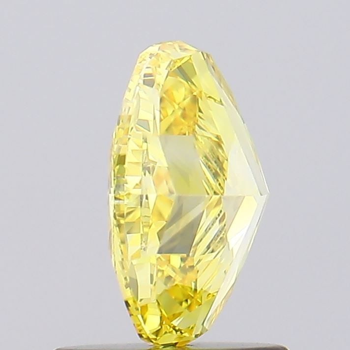 Loose Diamond - OVAL 1.14ct Fancy Vivid Yellow VVS2: Loose Diamond - OVAL 1.14ct Fancy Vivid Yellow VVS2 Source: This is a real non-mined Diamond that has been grown in a lab Shape: OVAL Carats: 1.14 Color: Fancy Vivid Yellow Certification: IGI Video: