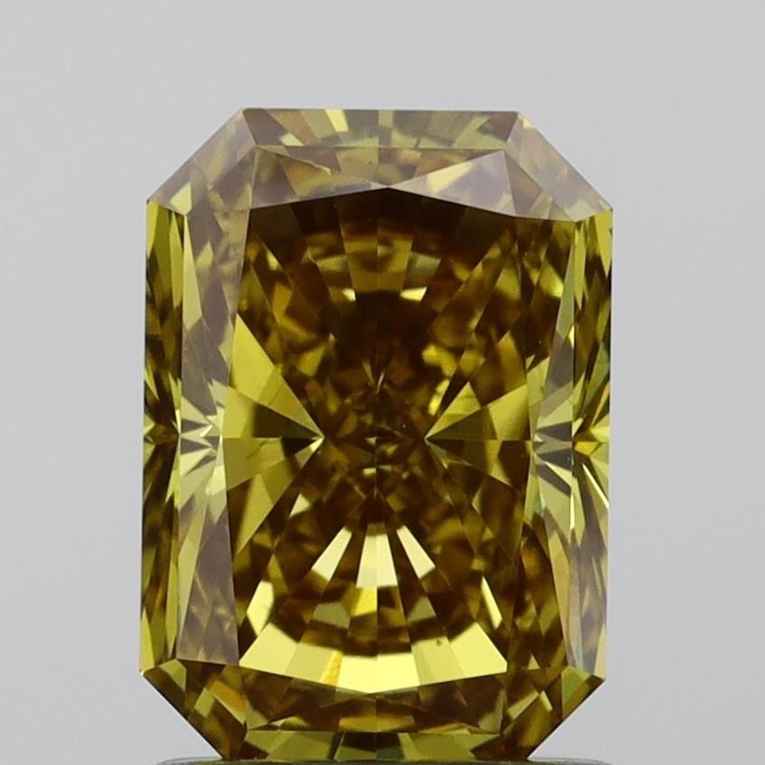 Loose Diamond - RADIANT 1.41ct Fancy Intense Brownish Yellow VS1: Loose Diamond - RADIANT 1.41ct Fancy Intense Brownish Yellow VS1 Source: This is a real non-mined Diamond that has been grown in a lab Shape: RADIANT Carats: 1.41 Color: Fancy Intense Brownish Yellow