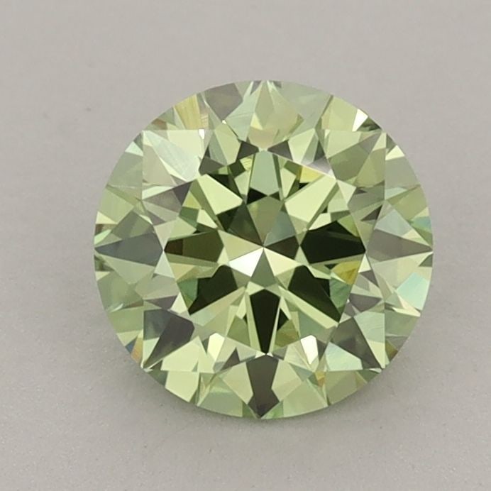 Ideal Loose Diamond - ROUND 1.08ct Fancy Vivid Green VVS2: Ideal Loose Diamond - ROUND 1.08ct Fancy Vivid Green VVS2 Source: This is a real non-mined Diamond that has been grown in a lab Shape: ROUND Carats: 1.08 Color: Fancy Vivid Green Certification: IGI Vi