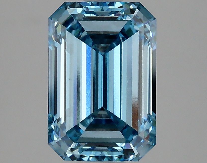Loose Diamond - EMERALD 2.54ct Fancy Intense Blue VS1 (1 of 1)