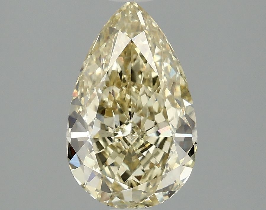 Loose Diamond - PEAR 2.03ct Fancy Intense Yellow VS1: Loose Diamond - PEAR 2.03ct Fancy Intense Yellow VS1 Source: This is a real non-mined Diamond that has been grown in a lab Shape: PEAR Carats: 2.03 Color: Fancy Intense Yellow Certification: IGI Video