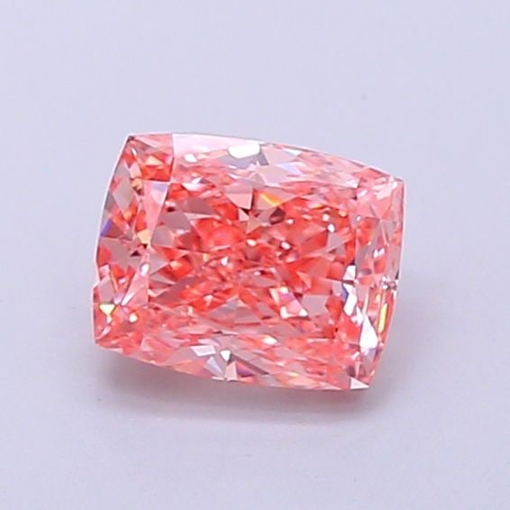 Loose Diamond - CUSHION MODIFIED 1.0ct Fancy Vivid Pink VS1: Loose Diamond - CUSHION MODIFIED 1.0ct Fancy Vivid Pink VS1 Source: This is a real non-mined Diamond that has been grown in a lab Shape: CUSHION MODIFIED Carats: 1.0 Color: Fancy Vivid Pink Certificat