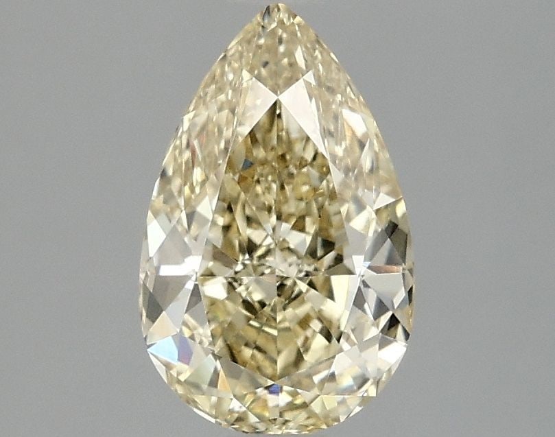 Loose Diamond - PEAR 1.57ct Fancy Intense Yellow VS1: Loose Diamond - PEAR 1.57ct Fancy Intense Yellow VS1 Source: This is a real non-mined Diamond that has been grown in a lab Shape: PEAR Carats: 1.57 Color: Fancy Intense Yellow Certification: IGI Video
