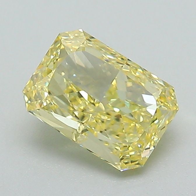 Loose Diamond - RADIANT 1.06ct Fancy Intense Yellow VVS2: Loose Diamond - RADIANT 1.06ct Fancy Intense Yellow VVS2 Source: This is a real non-mined Diamond that has been grown in a lab Shape: RADIANT Carats: 1.06 Color: Fancy Intense Yellow Certification: IG