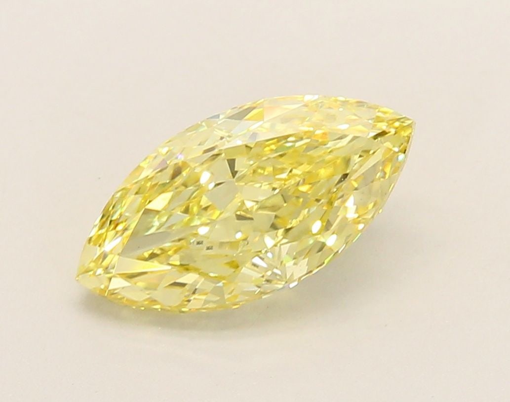 Loose Diamond - MARQUISE 2.12ct Fancy Intense Yellow VS1: Loose Diamond - MARQUISE 2.12ct Fancy Intense Yellow VS1 Source: This is a real non-mined Diamond that has been grown in a lab Shape: MARQUISE Carats: 2.12 Color: Fancy Intense Yellow Certification: I