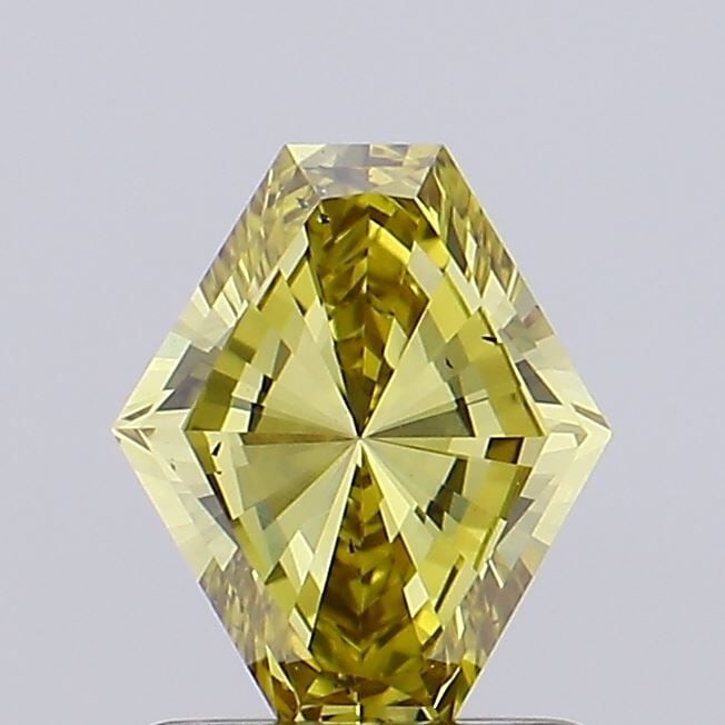 Loose Diamond - OCTAGONAL 0.68ct Fancy Vivid Greenish Yellow VS2 (1 of 1)