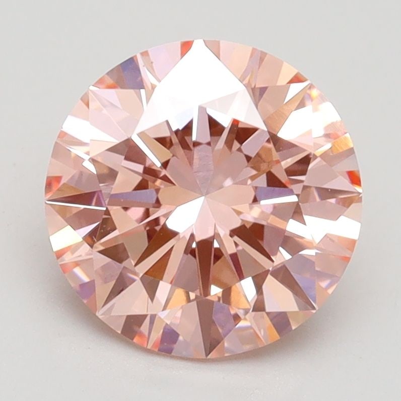 Loose Diamond - ROUND 2.23ct Fancy Intense Pink SI1: Loose Diamond - ROUND 2.23ct Fancy Intense Pink SI1 Source: This is a real non-mined Diamond that has been grown in a lab Shape: ROUND Carats: 2.23 Color: Fancy Intense Pink Certification: IGI Video: