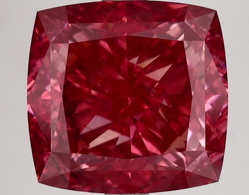 Loose Diamond - CUSHION MODIFIED 5.06ct Fancy Vivid Pink VS2 (1 of 1)