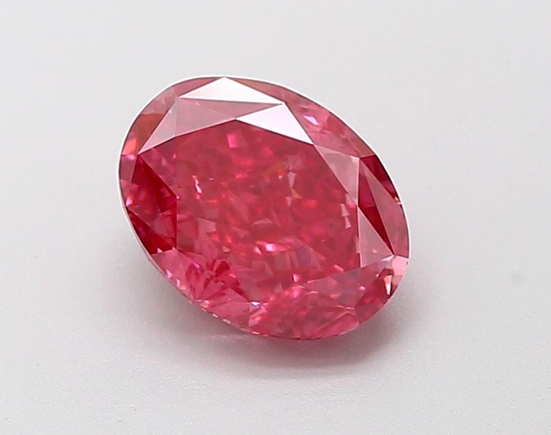 Loose Diamond - OVAL 1.55ct Fancy Vivid Pink VS1: Loose Diamond - OVAL 1.55ct Fancy Vivid Pink VS1 Source: This is a real non-mined Diamond that has been grown in a lab Shape: OVAL Carats: 1.55 Color: Fancy Vivid Pink Certification: IGI Video: