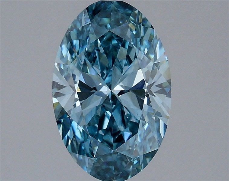 Loose Diamond - OVAL 1.52ct Fancy Vivid Blue VS1 (1 of 1)