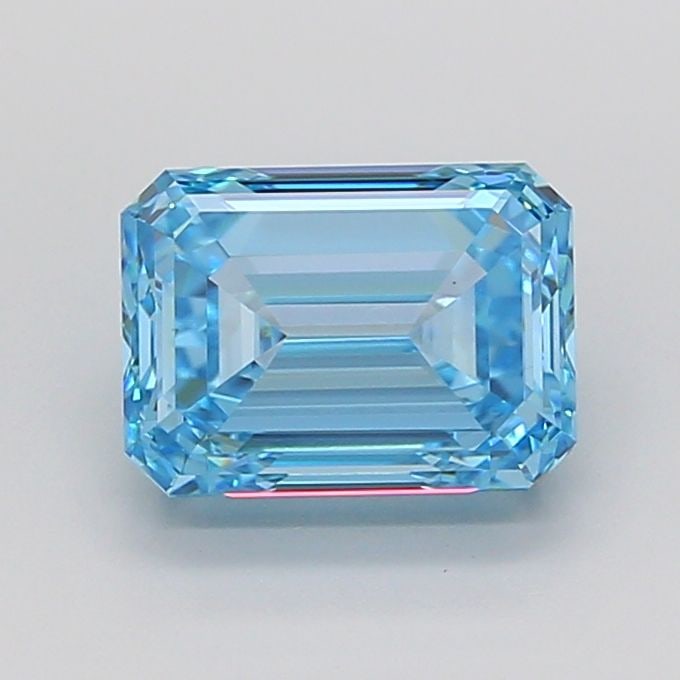 Loose Diamond - EMERALD 3.67ct Fancy Vivid Blue VS1: Loose Diamond - EMERALD 3.67ct Fancy Vivid Blue VS1 Source: This is a real non-mined Diamond that has been grown in a lab Shape: EMERALD Carats: 3.67 Color: Fancy Vivid Blue Certification: IGI Video: