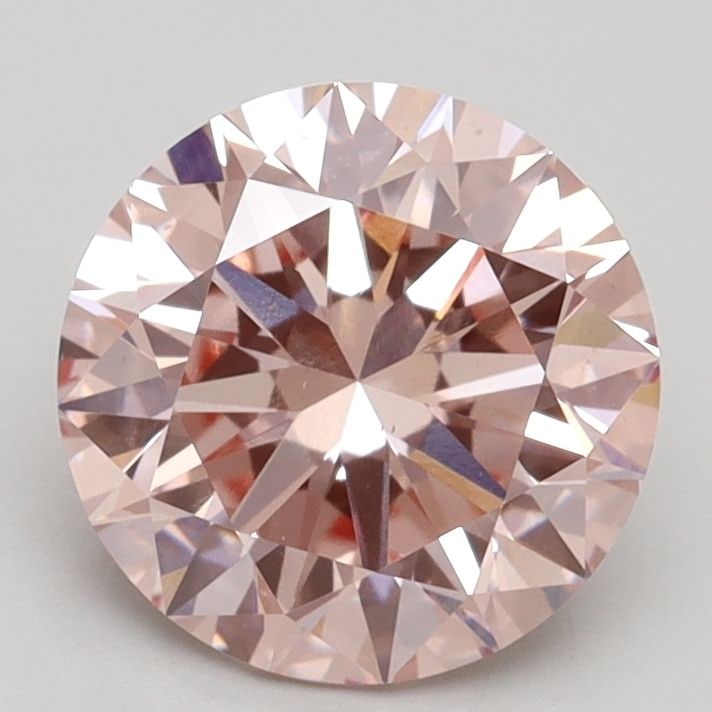 Loose Diamond - ROUND 2.01ct Fancy Intense Pink VS1: Loose Diamond - ROUND 2.01ct Fancy Intense Pink VS1 Source: This is a real non-mined Diamond that has been grown in a lab Shape: ROUND Carats: 2.01 Color: Fancy Intense Pink Certification: IGI Video: