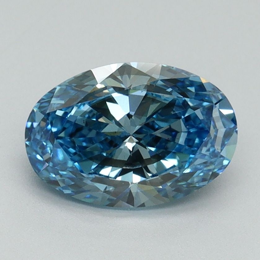 Loose Diamond - OVAL 1.5ct Fancy Vivid Blue SI1: Loose Diamond - OVAL 1.5ct Fancy Vivid Blue SI1 Source: This is a real non-mined Diamond that has been grown in a lab Shape: OVAL Carats: 1.5 Color: Fancy Vivid Blue Certification: IGI Video: