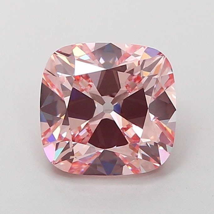 Loose Diamond - CUSHION MODIFIED 2.51ct Fancy Intense Pink VS1: Loose Diamond - CUSHION MODIFIED 2.51ct Fancy Intense Pink VS1 Source: This is a real non-mined Diamond that has been grown in a lab Shape: CUSHION MODIFIED Carats: 2.51 Color: Fancy Intense Pink Cert
