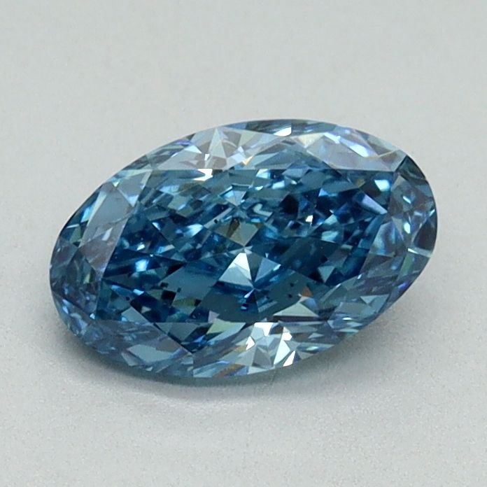 Loose Diamond - OVAL 0.8ct Fancy Vivid Blue VS1: Loose Diamond - OVAL 0.8ct Fancy Vivid Blue VS1 Source: This is a real non-mined Diamond that has been grown in a lab Shape: OVAL Carats: 0.8 Color: Fancy Vivid Blue Certification: IGI Video: