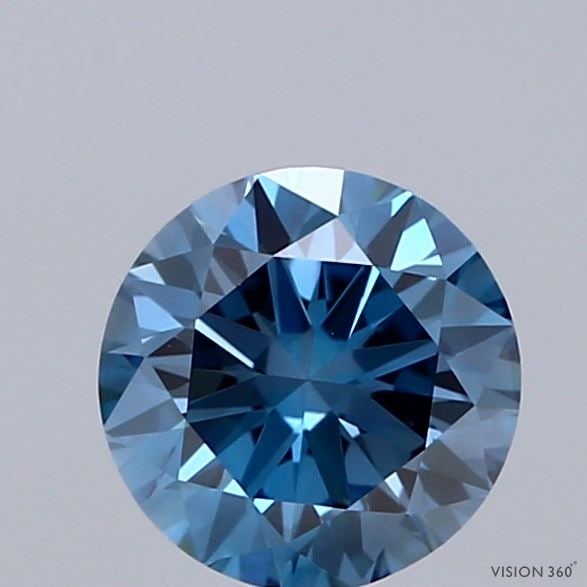 Loose Diamond - ROUND 1.13ct Fancy Vivid Blue VS1 (1 of 1)