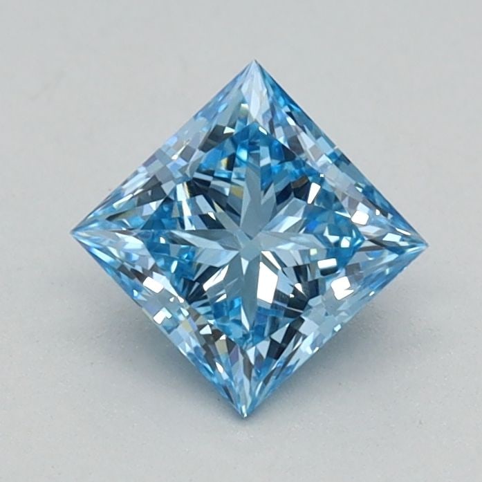 Loose Diamond - PRINCESS 0.49ct Fancy Vivid Blue VVS2 (1 of 1)