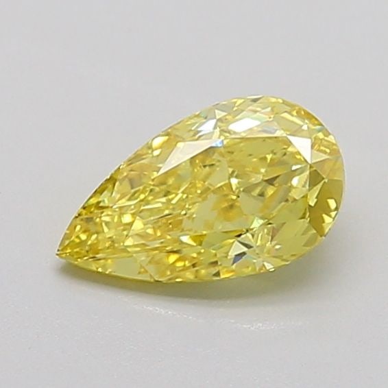 Loose Diamond - PEAR 0.9ct Fancy Vivid Yellow VS1: Loose Diamond - PEAR 0.9ct Fancy Vivid Yellow VS1 Source: This is a real non-mined Diamond that has been grown in a lab Shape: PEAR Carats: 0.9 Color: Fancy Vivid Yellow Certification: IGI Video: