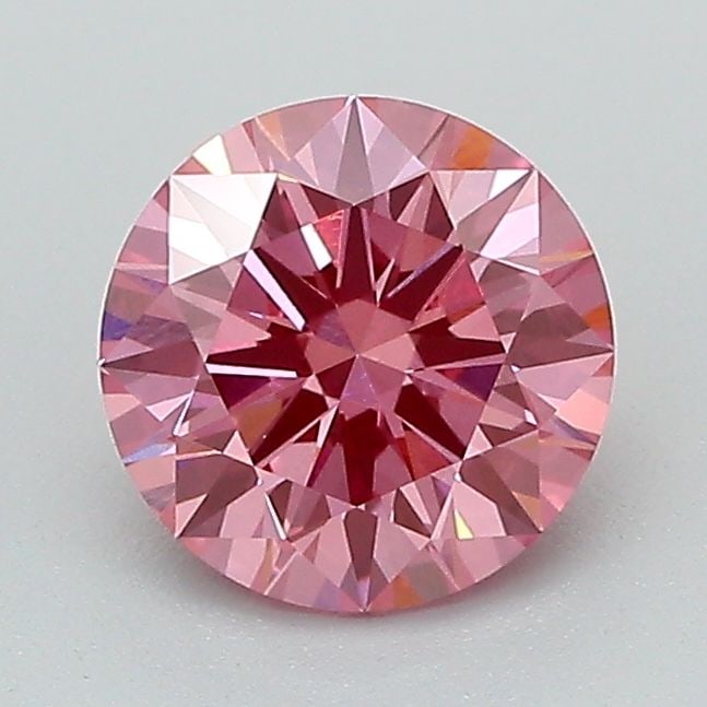 Ideal Loose Diamond - ROUND 1.11ct Fancy Vivid Pink VS1: Ideal Loose Diamond - ROUND 1.11ct Fancy Vivid Pink VS1 Source: This is a real non-mined Diamond that has been grown in a lab Shape: ROUND Carats: 1.11 Color: Fancy Vivid Pink Certification: IGI