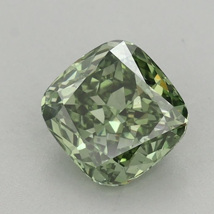 Loose Diamond - CUSHION BRILLIANT 1.04ct Fancy Vivid Green VS1: Loose Diamond - CUSHION BRILLIANT 1.04ct Fancy Vivid Green VS1 Source: This is a real non-mined Diamond that has been grown in a lab Shape: CUSHION BRILLIANT Carats: 1.04 Color: Fancy Vivid Green