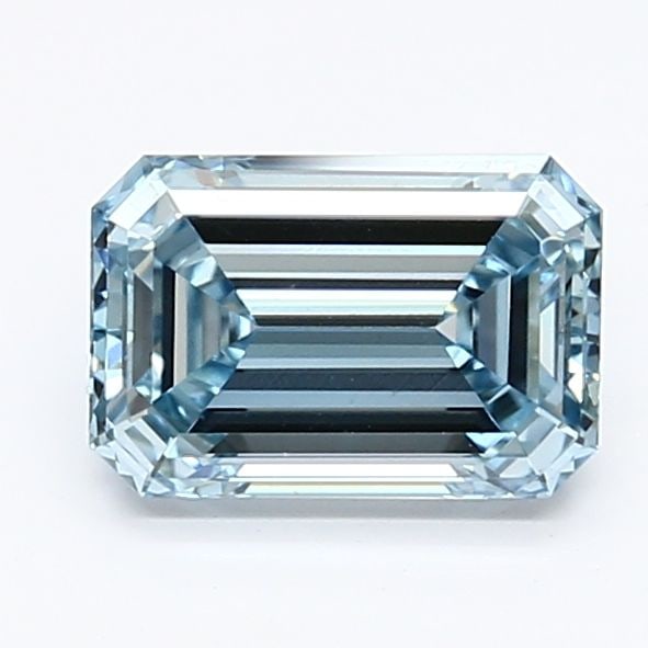 Loose Diamond - EMERALD 1.13ct Fancy Intense Blue VS1: Loose Diamond - EMERALD 1.13ct Fancy Intense Blue VS1 Source: This is a real non-mined Diamond that has been grown in a lab Shape: EMERALD Carats: 1.13 Color: Fancy Intense Blue Certification: IGI