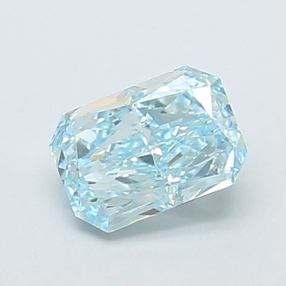 Loose Diamond - RADIANT 0.93ct Fancy Intense Greenish Blue VVS2 (1 of 1)