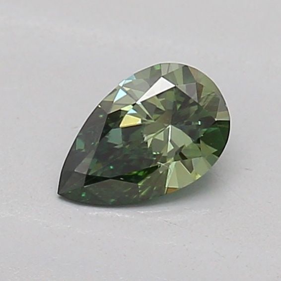 Loose Diamond - PEAR 0.19ct Fancy Deep Green VVS2 (1 of 1)